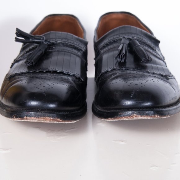 Allen Edmonds Bradenton Black Tassel Loafers 15 A main image 4